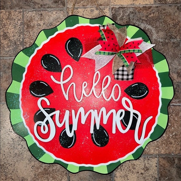 Watermelon door hanger (SOLD) - Picture 1 of 1